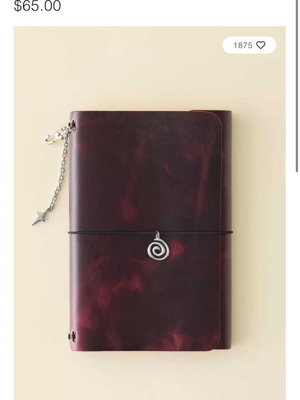 Charmed LA A5 Leather Wrap Journal